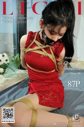 [Ligui丽柜] 2024.03.15 紧缚丽莲 橙子 [87P]